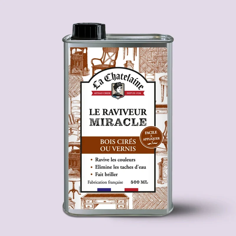 Le raviveur miracle 500ml - bois cirés ou vernis 500ml