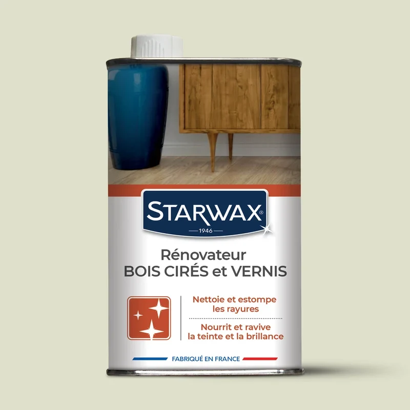 Restorer for waxed and varnished indoor wood