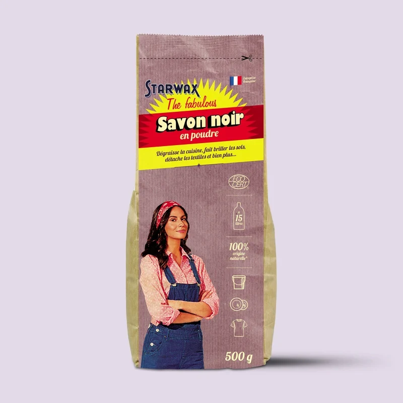 Savon noir en poudre 500g