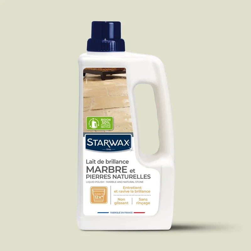 Lait de brillance pour marbres et pierres naturelles 1L