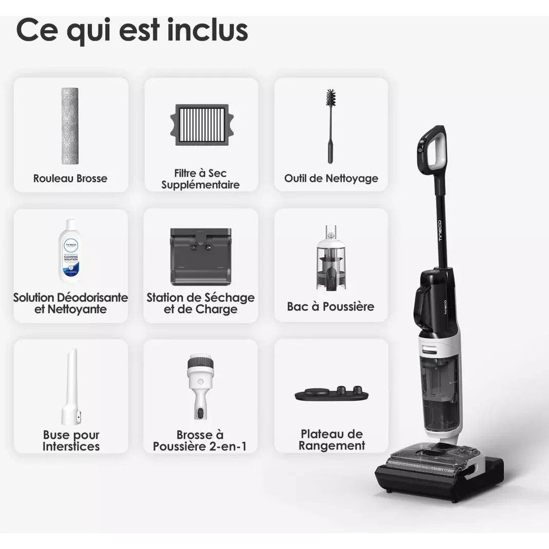 TINECO Floor One Switch i5 Stretch TINECO Floor One Switch i5 Stretch Noir