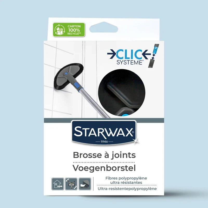 Brosse à joints Clic système X1