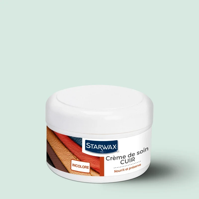 Crème de soin incolore pour cuir 150ml
