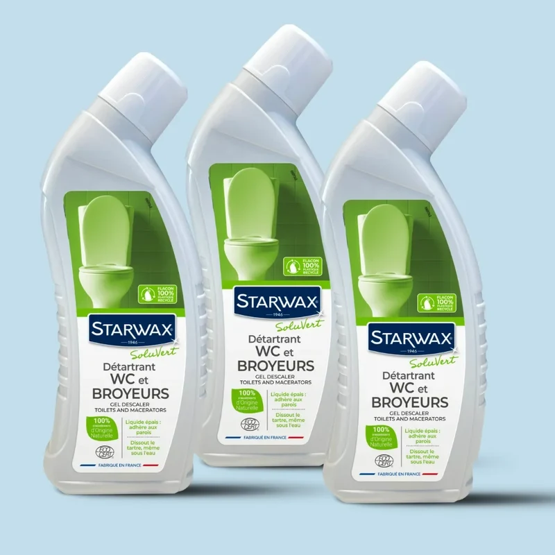 Lot de 3 Détartrant en gel pour WC 3 x 750ml